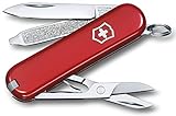 Victorinox Taschenmesser Classic SD (7 Funktionen, Schere, Nagelfeile mit Schraubendreher) rot, 58...