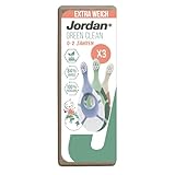 Jordan ® | Step 1 Green Clean | Nachhaltige Babyzahnbürste für das Alter von 0-2 Jahren | Extra...