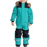 Skianzüge Klassisch Einteilige Schneeanzug Kinder Unisex Schneeoverall Winddicht Wasserdicht...