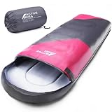 Active Era Premium Mumienschlafsack 250 GSM, Schlafsack Winter & Sommer, -11°C bis 8°C, Indoor und...