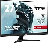 iiyama G-MASTER Red Eagle G2770HSU-B6 68,6cm 27' Fast-IPS LED Gaming Monitor Full HD HDMI DP USB3.2...