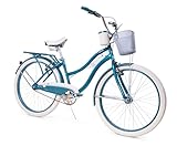 Huffy Damen Deluxe Cruiser Damenfahrrad 26', Grün, Medium