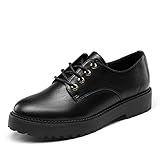 DREAM PAIRS Damen Klassische Oxford Schnürhalbschuhe, komfortabel Businessschuhe für...