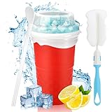 Slushy Maker, Slush Becher, Eis Zum Kneten Slushy Becher, Quick Frozen Magic Cup, Silikon Slushy...