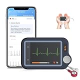 CheckMe Plus EKG Gerät für Zuhause, KI-Analysefunktion, 30s/ 60s/5min Messzeit für Smartphone und...