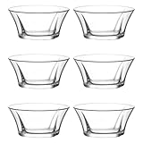 vienberg 6-tlg. Glasschalen-Set 310 ml aus hochwertigem Glas Servierschalen Dessertschalen 115 mm...