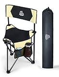 DEERFAMY Campingstuhl Klapphocker Tragbarer Gartenstuhl Outdoor Anglerstuhl dreibeinhocker Golfstuhl...