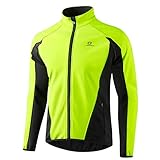 LAMEDA Fahrradjacke Herren Winter Thermo Softshelljacke Radjacke Wasserdicht Winddicht Atmungsaktiv...