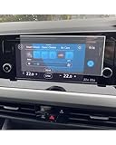 NLTNJI Für Golf Für MK8 2022 Auto Armaturenbrett Auto Navigation Gehärtetes Glas LCD Bildschirm...