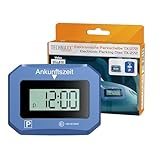 Technaxx elektronische Parkscheibe TX-272, automatische Digitale Parkuhr für das Auto mit...