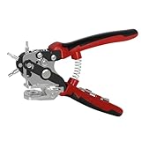 GLOSKIN Lochzange für Leder, Belt Hole Puncher, Mit Ausgewogenen Rotationsscheiben...