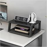 Audio-Regal aus Holz, 4 Etagen, Trapezförmiger Stereo-Schrank für Heimkino, starkes offenes...