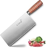 SHI BA ZI ZUO Chinesisches Kochmesser,Professionelles Kochmesser zum Schneiden von Gemüse und...