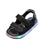 Sandalen Kinder 24 Leuchtende Sport Kinder Mädchen LED Sandalen Schuhe Baby Kleinkind Sommer...