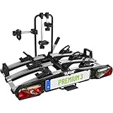 EUFAB 11522 Fahrradträger PREMIUM 3, für Anhängekupplung, klappbar, für 3 Fahrräder, schwarz,...