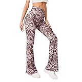 Yogahose für Damen, Sommer, lässig, Laufen, athletisch, hohe Taille, Wasserwellen, bedruckt,...
