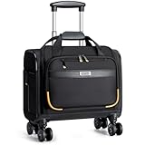 Ponhog Bussiness Trolley Aktenkoffer mit 4 Rollen Klein Laptop Laptoptasche Handgepäck Flugzeug...