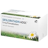 Desloratadin-ADGC® 5 mg - 100 Stück - Antiallergikum mit schneller & langanhaltender Wirkung bei...