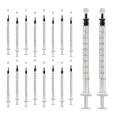 10 Packung Spritzen mit Deckel, 1 ml sterile Spritzen, Dosierspritze Ohne Nadel, Werkzeuge für...