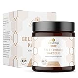 bedrop Gelée Royale Kapseln Bio Qualität 60 Kapseln - 1 Kapsel = 980 mg pures Gelee Royal, 10-HDA...