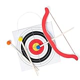 YIZITU Bogen- und Pfeil-Set für Kinder, aus Holz, Bogenschießen, Spielzeug für Jungen und...