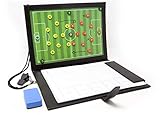 WISEPLAYERFC Taktiktafel Fußball für Fußballtrainer-Magnetische Taktikmappe für Fussball mit...