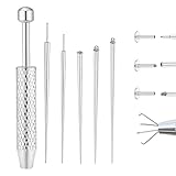 AstraGlam 6 Stück Piercing Zange Set, Piercing Kugel Aufdreher, Piercingzange Für Kugeln, Piercing...