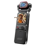 Baobylon Vlogging-Kamera 4K, 6 Achsen-Stabilisierung,Kleine Videokamera WiFi für Fotografie, Mini...