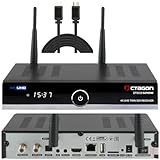 OCTAGON SF8008 UHD 4K Supreme Twin Sat Receiver + NONIC HDMI Kabel, 2X DVB-S2X Tuner, E2 Linux &...