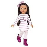 Glitter Girls Puppe Sarinia – Bewegliche 36cm Puppe mit Kleidung, Zubehör und langen Haaren zum...