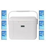 Hogvinnatil Tragbare Kühlbox – Lebensmittel-Kühlbox, 5,5 l, tragbar, mit Griff | 3-lagige...