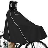 Andake Regenponcho Fahrrad Für Herren & Damen, Wasserdicht Radfahren Regen Poncho, Regenponcho...
