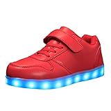 LED-Schuhe für den Sommer, leicht, atmungsaktiv, wasserdicht, unter 7 Farben, USB, leuchtend,...