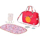 BABY born Wickeltasche für Puppen - Inkl. Windeln, Wickelunterlage, Aufbewahrungsbox & Pins zum...