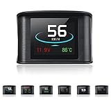 Automatische Head up Display OBD2 HUD, mit TFT LCD-Anzeige und Geschwindigkeitsanzeige Voltmeter...