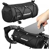 KRUMAD Lenkertasche Fahrrad, Wasserdicht, Rahmentasche, Oberrohrtasche MTB, Rennrad, Lenkerrolle...