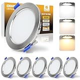 LED Einbaustrahler 230V 7W Dimmbar, Ø75-95mm Lochdurchmesser,IP44 Einbauleuchten für das Bad,...