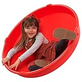 Gonge Spielkreisel, Riesenkreisel, Kinder Kreisel, Kreisel, Kindergarten, 80 cm, Kunststoff, Rot,