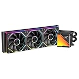 TZMRIT SR360-RS CPU Aio Wasserkühlung 360mm mit Temperatur display,80 * 80MM Jelly Design großer...