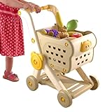 Einkaufswagen für Kinder, ABS, 27 x 40 x 50 cm, Supermarktwagen für Kinder, Lernspielzeug mit...