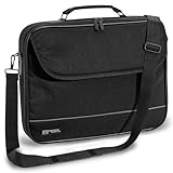 PEDEA Laptoptasche 'Fair' Notebook-Tasche bis 17,3 Zoll (43,9 cm) Umhängetasche mit Schultergurt,...