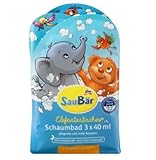 SauBear Badezusatz, Seifenblasen-Elefant, 120 ml