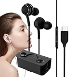 USB C kabelgebundene Kopfhörer, USB C kabelgebundene Kopfhörer - Bass Surround In-Ear-Kopfhörer...