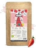 koawach Erdbeere Milchshake Pulver 375g - Bio, Vegan, Fairtrade - mit Koffein aus Guarana -...