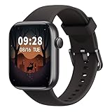 AcclaFit Smartwatch Damen Herren mit Bluetooth Anrufe, 1,85 Zoll Smart Watch mit Herzfrequenz,...