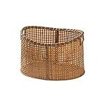 ODREIFK CXBDDF Rattan-Wäschekorb, hohler Aufbewahrungskorb, multifunktional, schmutzige Kleidung,...