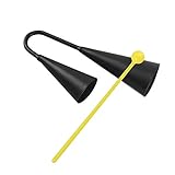 Eujgoov Doppelglocken in Verschiedenen Größen mit Kunststoffschläger, Eiserne U-förmige...