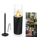 YRHome Bioethanol Kamin Standkamin Bio-Ethanol Stand-Kamin Freistehender Bioethanolkamin...