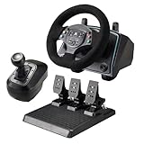 DOYO 1080° Rennlenkrad mit Hall-Metallpedal und 6+1 Schaltknüppel, kompatibel mit PS4/Xbox Series...