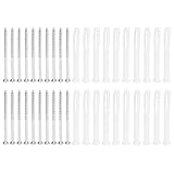 20 Set Expansion Screw Tube Kit Wall Anchors for Cabinet Frame Fixing and Furniture Hardware...